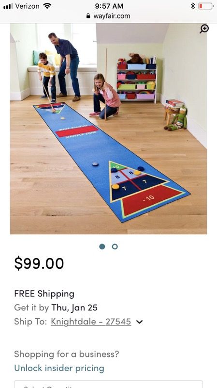 Shuffle board - new - $70