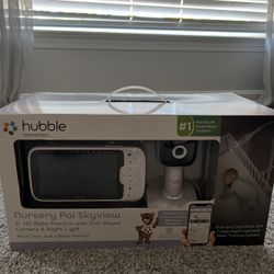 Hubble Connected Nursery 5” Baby Monitor With Crib Mount Camera & Night Light