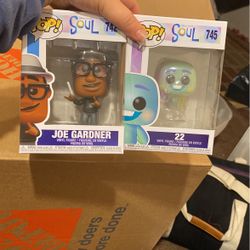 Disney Pixar Soul Funko POP Joe Gardner and 22