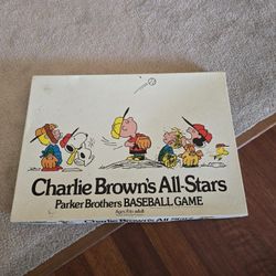 CHARLIE BROWN ALL STARS VINTAGE BOARD GAME