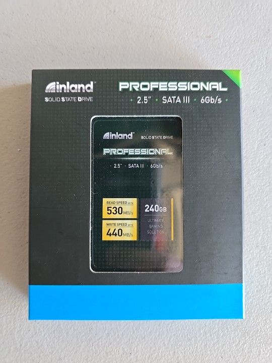 Inland Professional 240 GB, Internal, 2.5 Inch (349365) Hard Drive, SSD NEW!