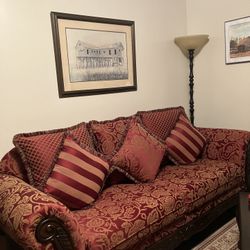 Antique Sofa , Love Seat, Chaise, Side Chair Set $2000 