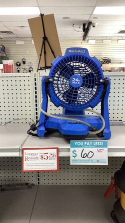 Kobalt Misting Portable Fan