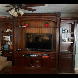 Big Entertainment center.