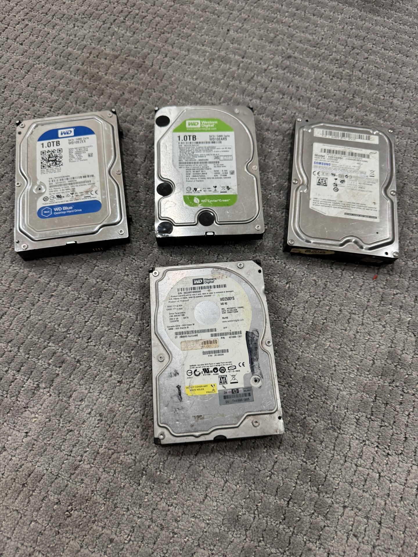 Lots of Internal Desktop Hard Drives
