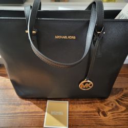 Michael Kors Black Tote Purse Bag