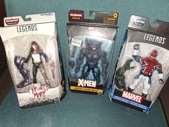 ALL 3 MARVEL ACTION FIGURES BRAND NEW FOR $50.00