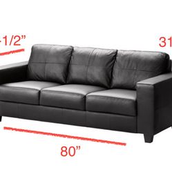 IKEA SKOGABY Sofa, Glose, Bomstad black 