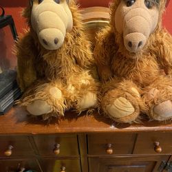 Vintage Plush Alf Toy Dolls