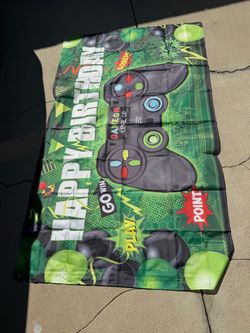 Game day Happy Birthday Sign