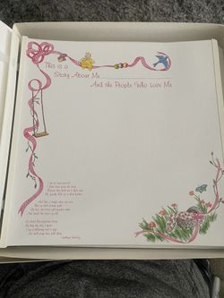Baby Girl Scrap Book, Creative Memories, Family Tree Life Details
