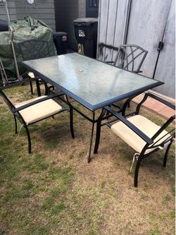 Patio Table With 4 Chairs