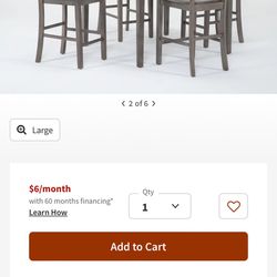 Brand New High Table/W4 Chairs