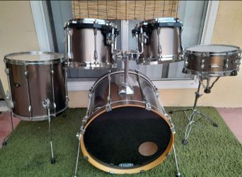 Tama Drumset Instruments Percussion Music Entertainment Snare Stand Bass Pedat Hihats Stand Tama