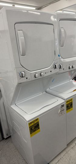 🇺🇸4th of July Save More🇺🇸 3.8 cu. ft. Washer 5.9 cu. ft. Gas Dryer Combo in White