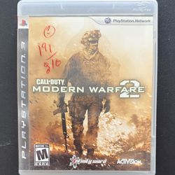 Video Game Modern Warfare 2 PS3