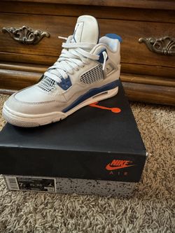 air jordan 4 retro ( military blue )