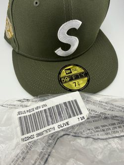 New Era 59FIFTY Jesus Piece Olive Fitted Hat – Size 7 3/8 – Brand New