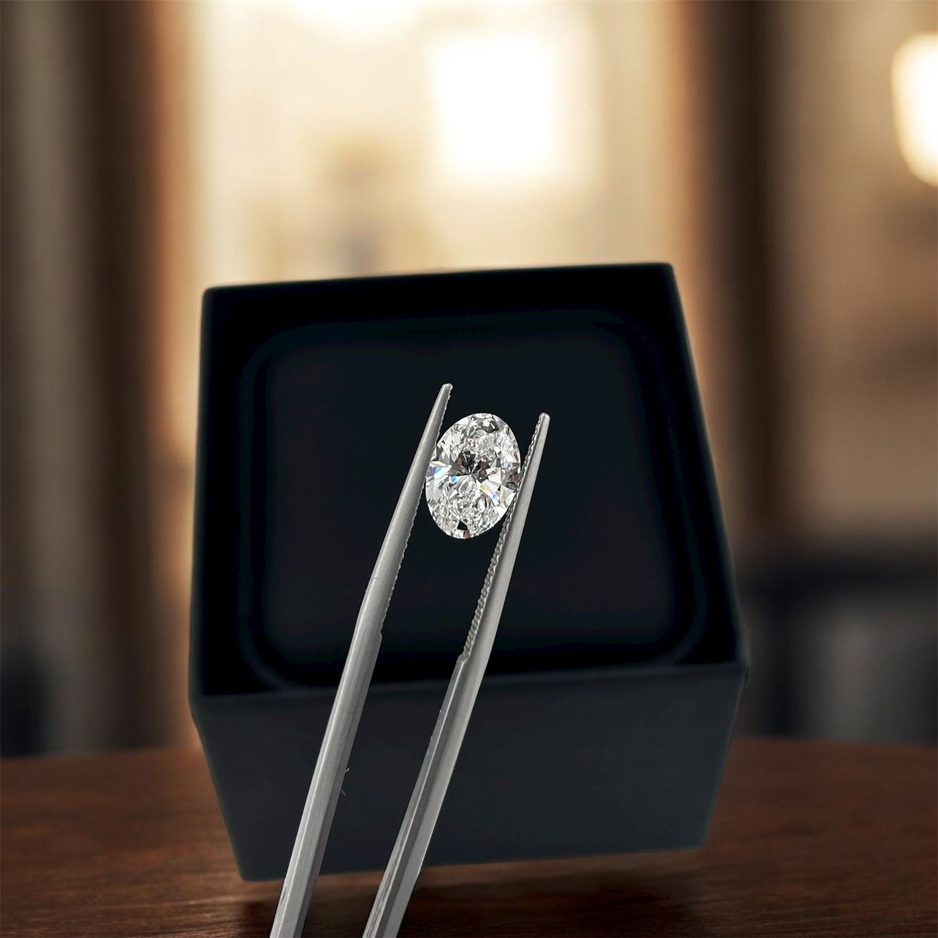 Certified Lab Grown Oval Shape Diamond