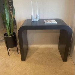 Waterfall console entryway table 