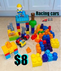 $8 Mega Block car racing cars 🏎️ set stocking blocks great to develop motor skills