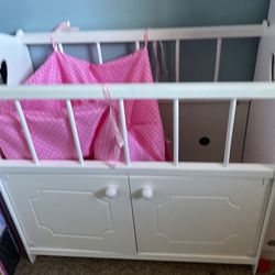 Toy Baby Crib And High Chair