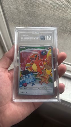 2026 Pokemon Mega Evolution First Partner Illustration Series Charmander TAG 10