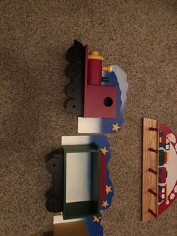 Wall shelves and stand