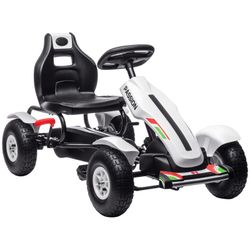 Brand New Aosom Pedal Go-KART- white