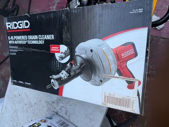 K-45AF-5 Drain Cleaning Autofeed Snake Auger Machine with C-1 5/16 in. x 25 ft. Inner Core Cable new $420 firm