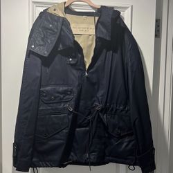 Mens Authentic Burberry Rain Coat L