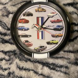 Mustang Clock