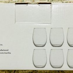 12 Piece Stemless Wine Glass 
