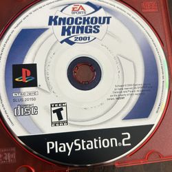 Knockout Kings 2001 PS2 Disc Only Tested Sony PlayStation 2 