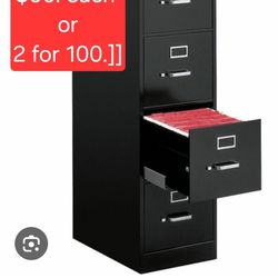 Filing cabinet black 4 drawer