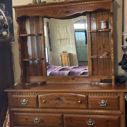 Bedroom dresser and chest