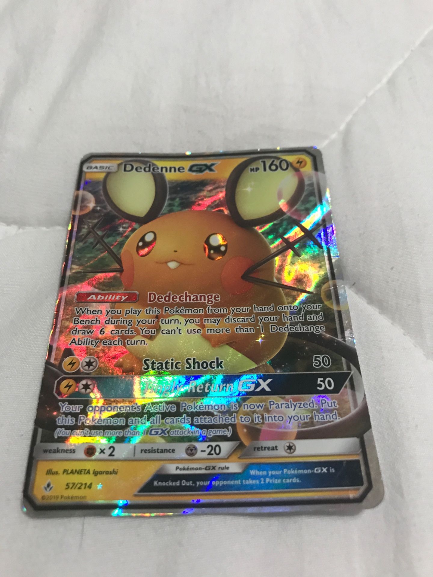 Dedenne Pokémon Card