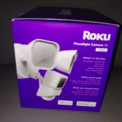  Roku Outdoor Flood Light And Camera  SE - Unopened New In The Box