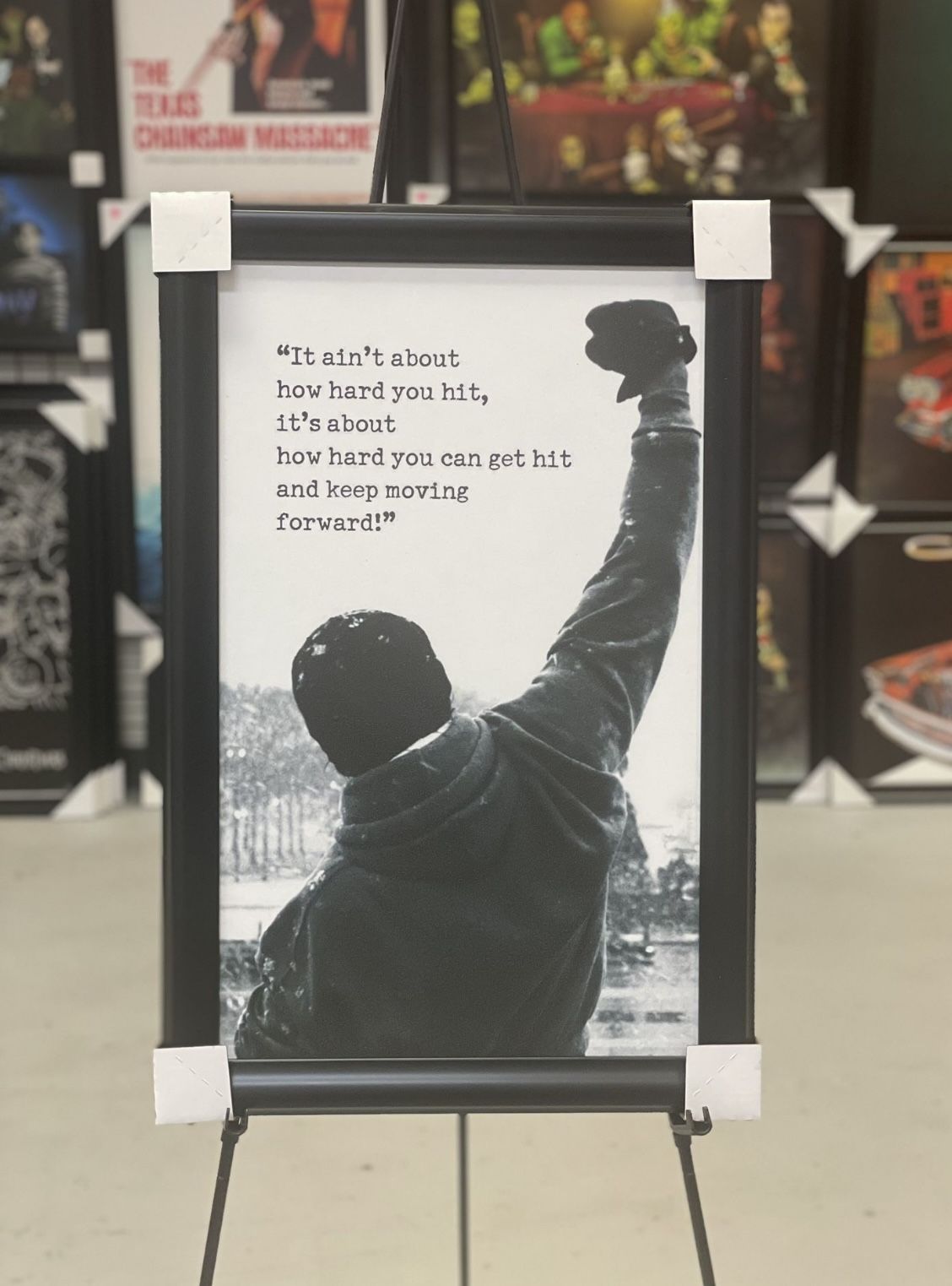 Framed Rocky Wall Deco