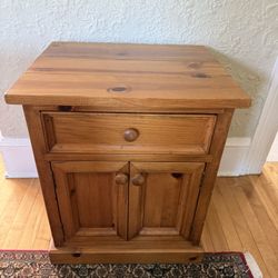 Small Wooden Cabinet With Drawer