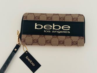 Bebe Los Angeles Zip-Around Wristlet Wallet