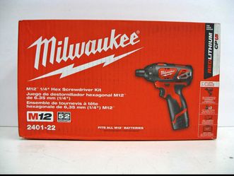 M12 1/4 Hex Screwdriver Brand New **