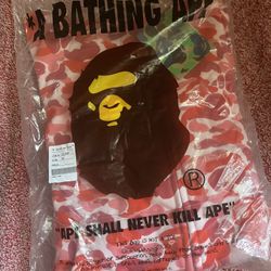 Pink Camouflage Bape Hoodie (Zip-Up) 