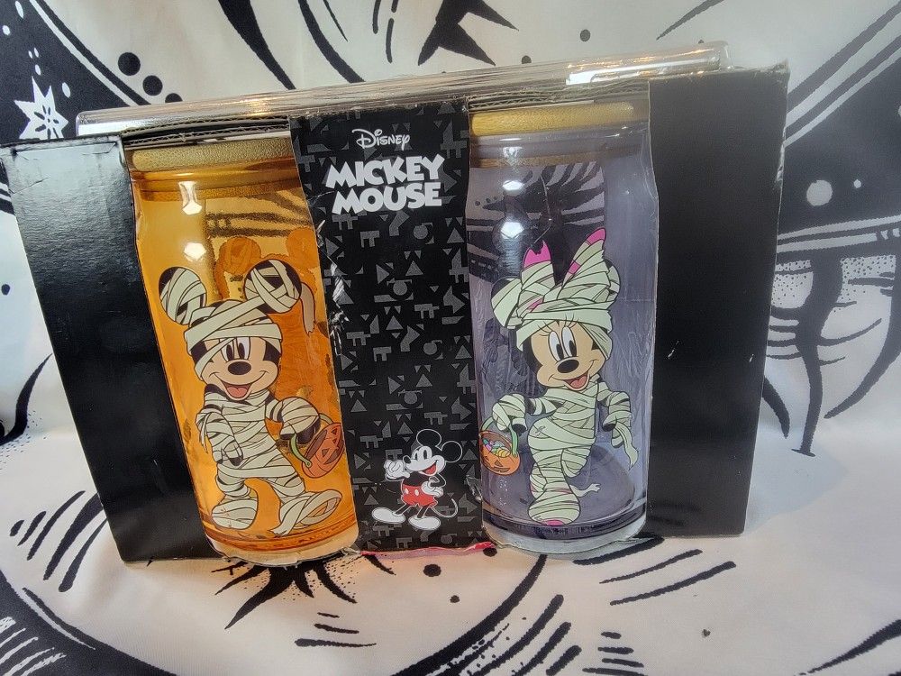 Mickey And Minnie Halloween Travel Cups