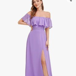 Lavender Evening Dress