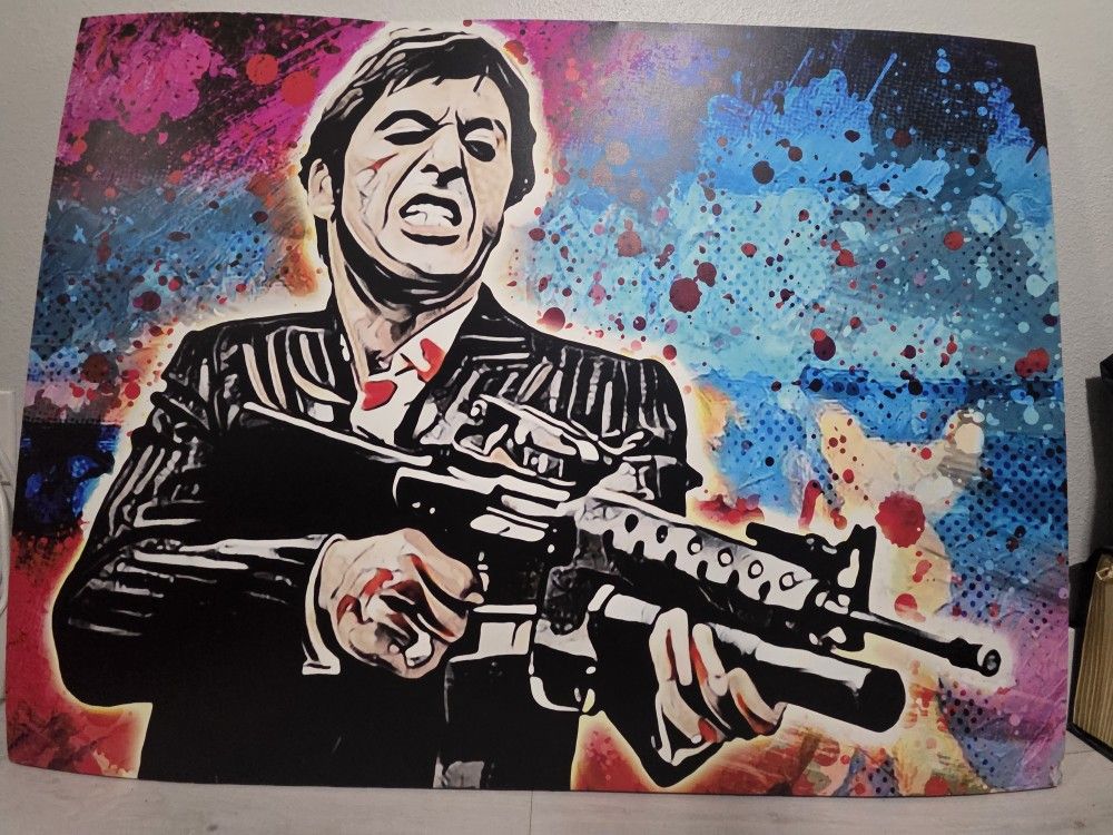 Scarface Painting