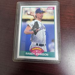 1989 Score Rookie & Traded - Randy Johnson #77T (RC)- HOF