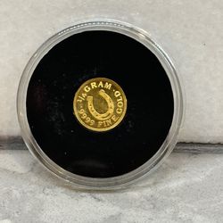 1/4 Gram Monarch Precious Metals "Lucky horseshoe"