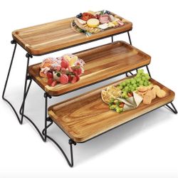 3 Tier Cupcake Stand and Towers Large Serving Tray 