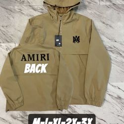 Tan Amiri Windbreaker 